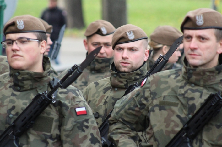 Przysięga Terytorialsów w Braniewie