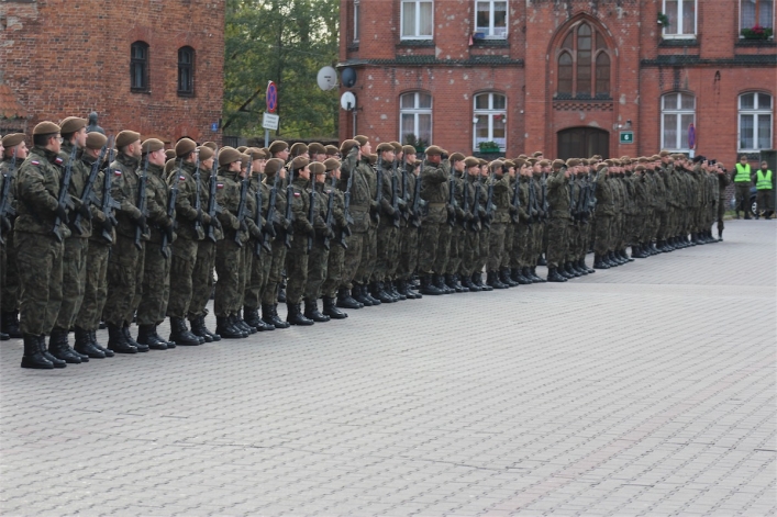 Przysięga Terytorialsów w Braniewie