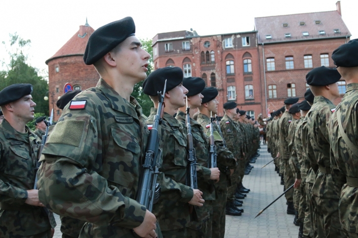 Przysięga wojskowa w Braniewie. Przez miasto przejadą czołgi