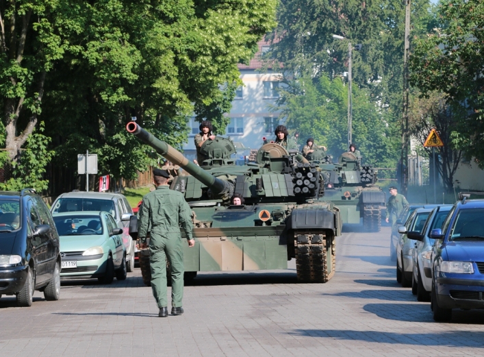 Przysięga wojskowa w Braniewie. Przez miasto przejadą czołgi