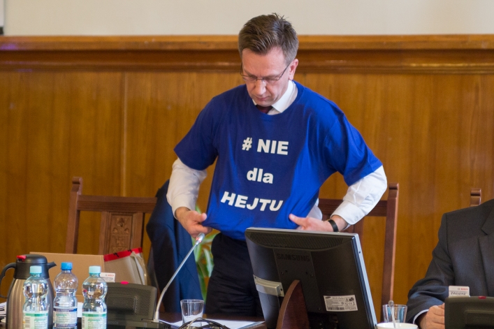 Radny Wojciech Rudnicki zaapelował o „politykę bez hejtu”