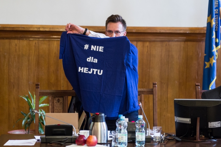 Radny Wojciech Rudnicki zaapelował o „politykę bez hejtu”