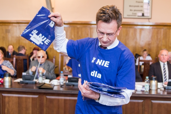Radny Wojciech Rudnicki zaapelował o „politykę bez hejtu”