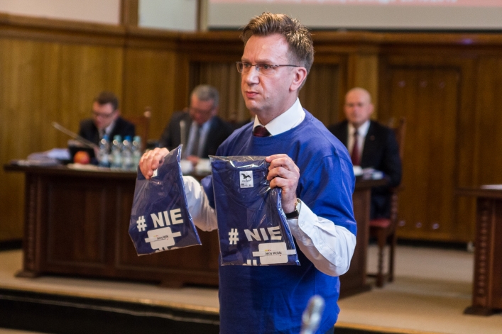 Radny Wojciech Rudnicki zaapelował o „politykę bez hejtu”