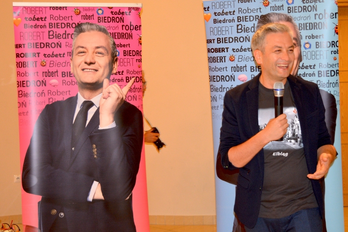 Robert Biedroń spotkał się z mieszkańcami Elbląga