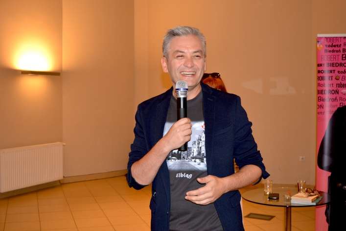 Robert Biedroń spotkał się z mieszkańcami Elbląga