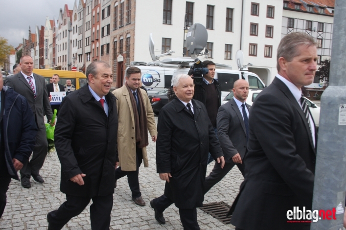 Kaczyński w Elblągu