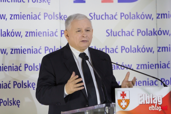 Ponownie Kaczyński w Elblągu
