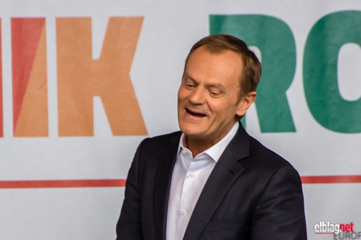 Tusk w Elblągu