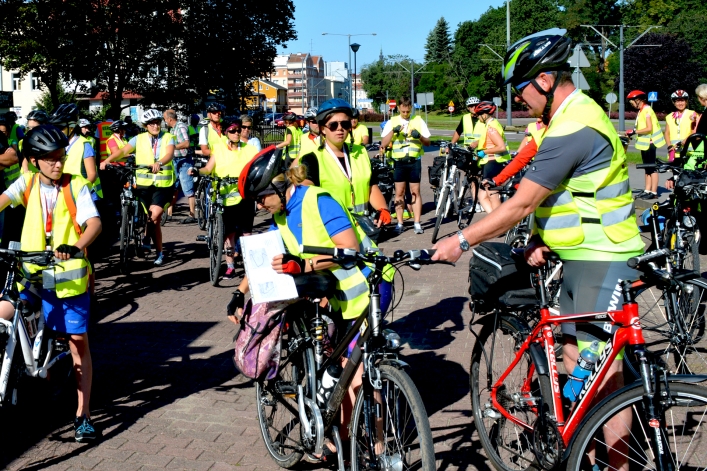 Rowerami z Elbląga na Jasną Górę wyruszyło ponad 100 pielgrzymów (+ zdjęcia)