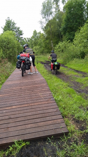 Rowerowa wyprawa pijarskiej młodzieży z Elbląga zbliża się do końca (+zdjęcia)