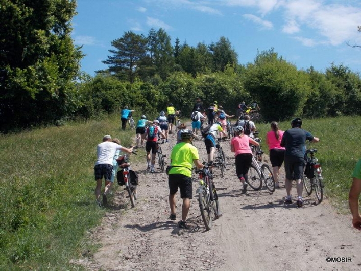 Rowerzyści odwiedzili Kaperski Suchacz
