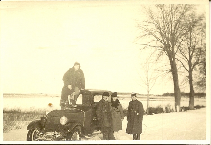 Grudzień 1945 w  okolicach Nowego Kościoła (Pogrodzie)