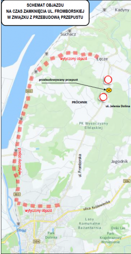 Rusza przebudowa przepustu na Fromborskiej