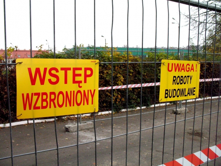 Ruszyła budowa trybuny. Zobacz zdjęcia