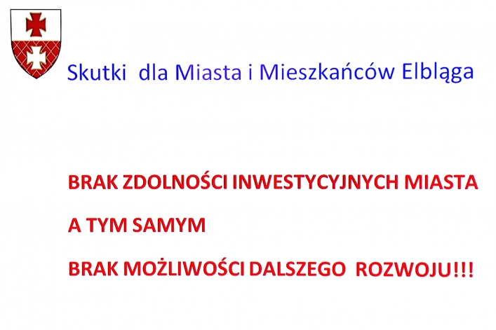 Rządowe zmiany w prawie uderzają w samorządy. Elbląg będzie to kosztować ok. 40 mln zł w 2020 r.
