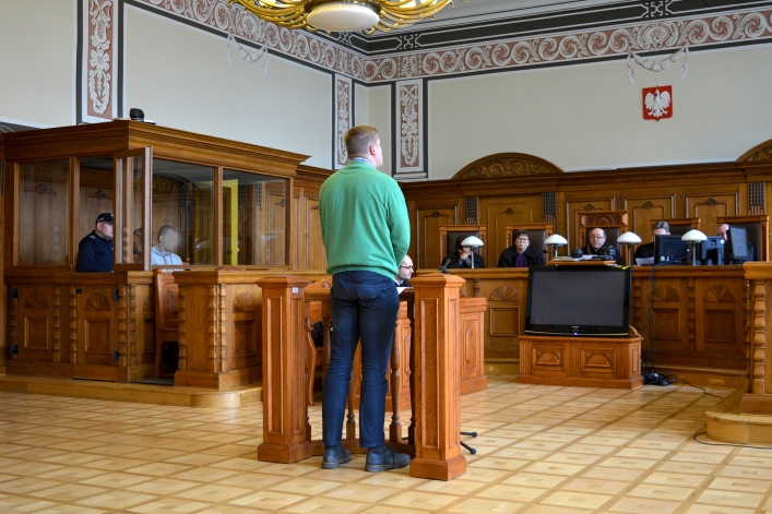 Sąd Okręgowy w Elblągu - sprawa o zabójstwo. To musiało być pchnięcie nożem z dużą siłą.