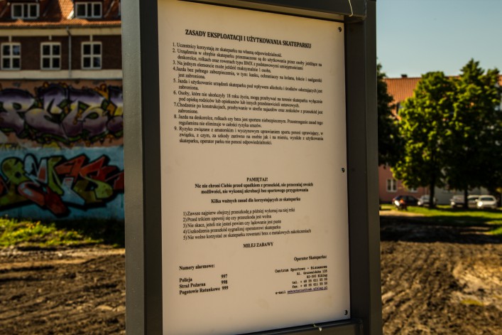Skatepark jeszcze nie przekazany w ręce Urzędu Miasta. Kiedy oficjalne otwarcie?
