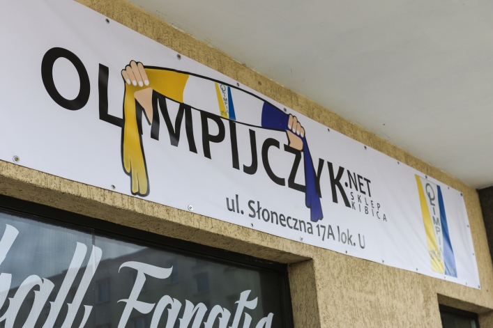 Sklep kibica Olimpii zyskał nową lokalizację! (+foto)