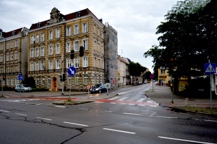 Skrzyżowanie al. Grunwaldzkiej z ul. Mickiewicza