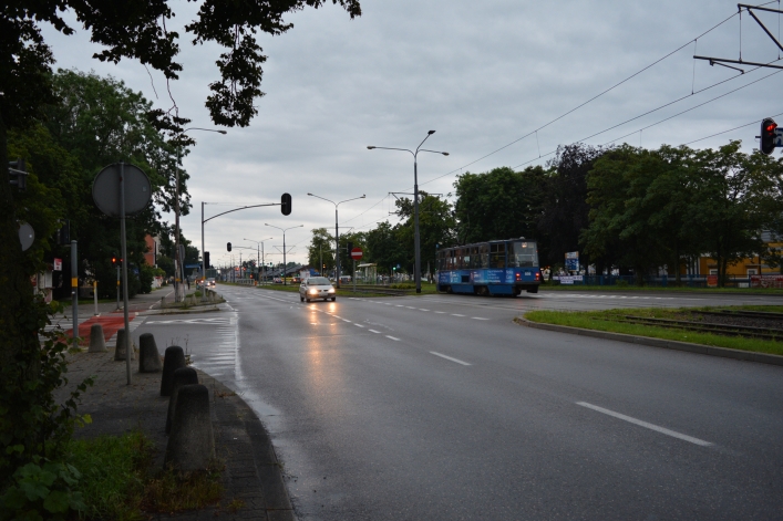 Skrzyżowanie al. Grunwaldzkiej z ul. Mickiewicza