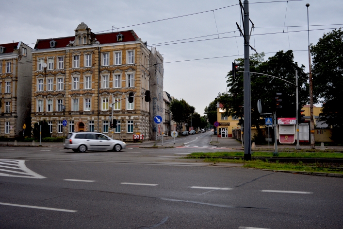 Skrzyżowanie al. Grunwaldzkiej z ul. Mickiewicza