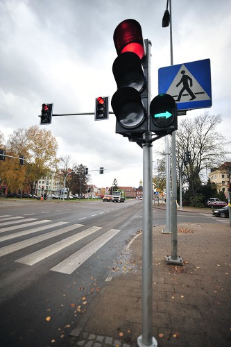 Skrzyżowanie Rycerskiej z Giermków łatwiejsze dla kierowców