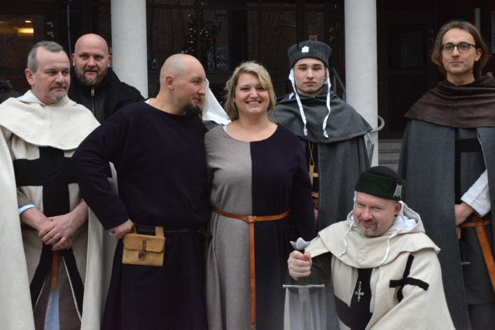 Ślub Iwony i Krzysztofa – członków Elblaskiego Bractwa Historycznego