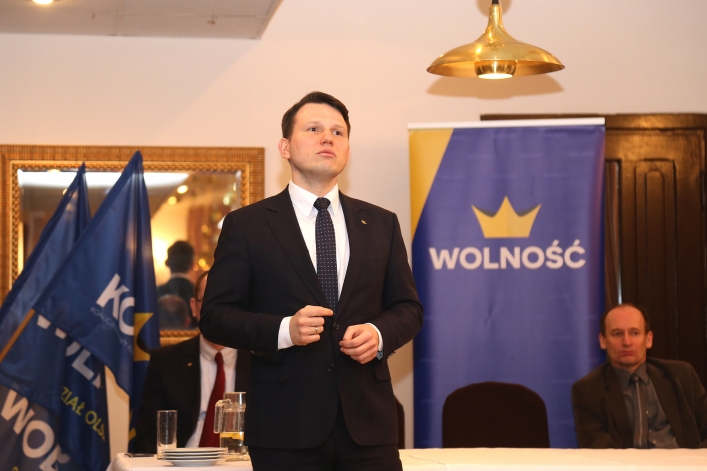 Słwomir Mentzen, wiceprezes partii „Wolności”