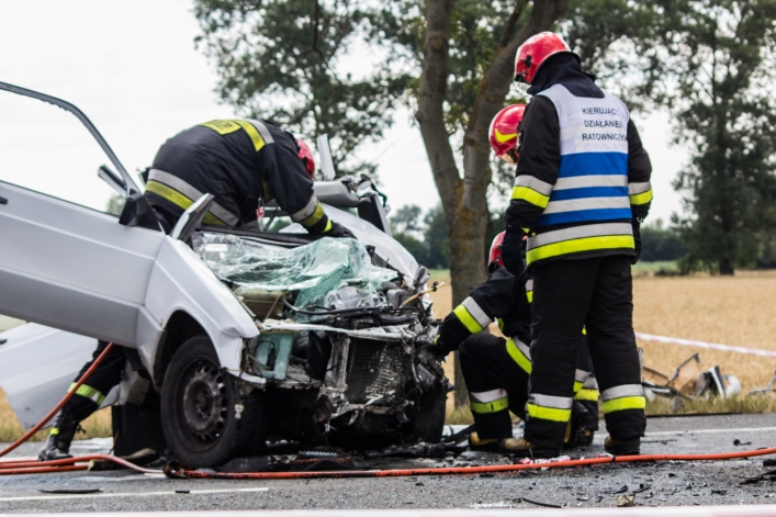 Śmiertelny wypadek na drodze krajowej numer siedem