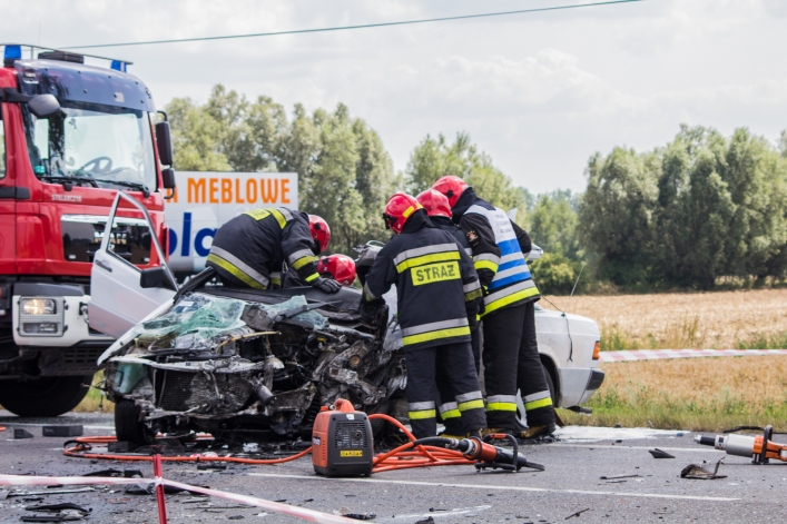 Śmiertelny wypadek na drodze krajowej numer siedem