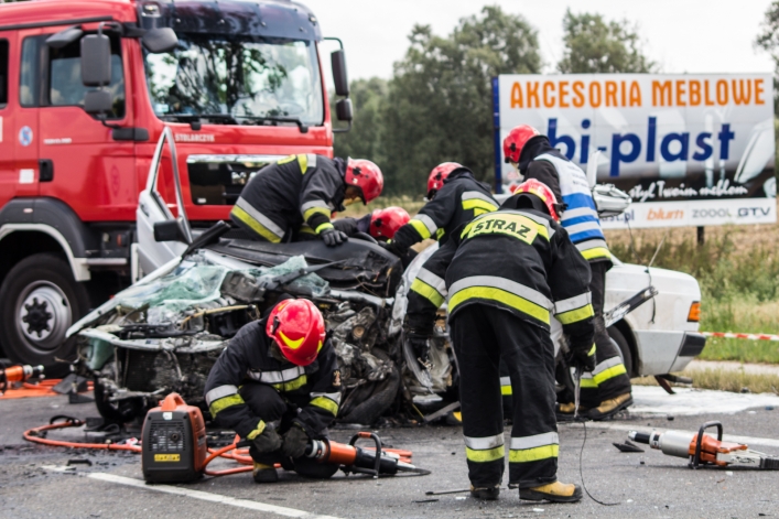 Śmiertelny wypadek na drodze krajowej numer siedem
