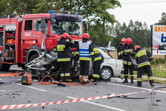 Śmiertelny wypadek na drodze krajowej numer siedem
