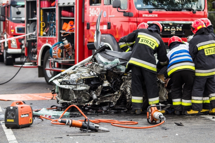 Śmiertelny wypadek na drodze krajowej numer siedem