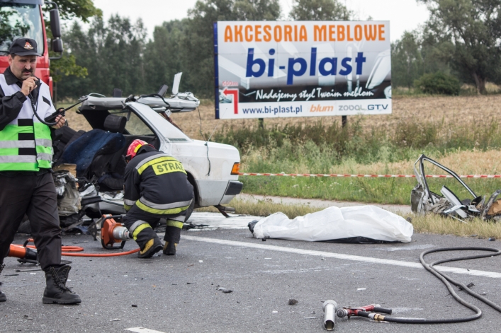 Śmiertelny wypadek na drodze krajowej numer siedem