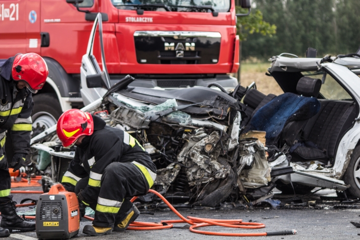 Śmiertelny wypadek na drodze krajowej numer siedem