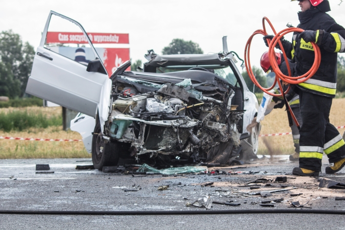 Śmiertelny wypadek na drodze krajowej numer siedem