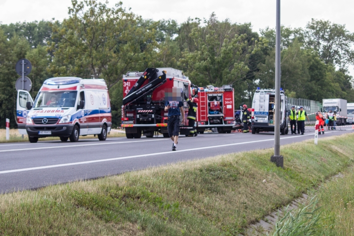 Śmiertelny wypadek na drodze krajowej numer siedem