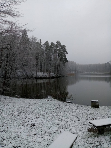 Śnieżnie w listopadzie. W Elblągu i na Wysoczyźnie sypnęło śniegiem