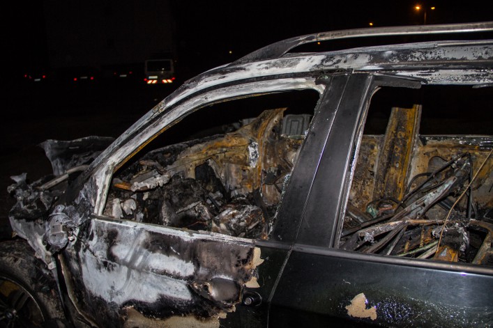 Tajemnicze spalenie samochodu BMW. Przyczyny nie są znane