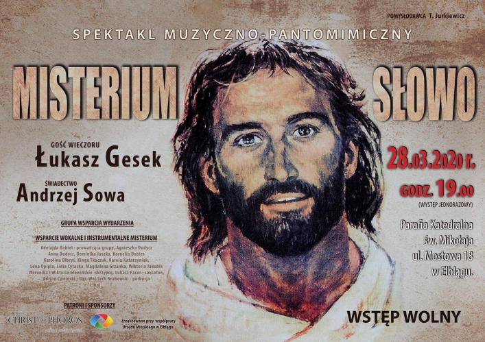 Spektakl religijno-muzyczny w elbląskiej katedrze. Gośćmi wieczoru Łukasz Gesek i Andrzej Sowa