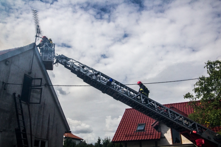 Spłonął dom na Marymonckiej