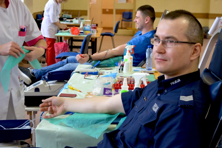 SpoKREWnieni służbą  w Komendzie Miejskiej Policji w Elblągu