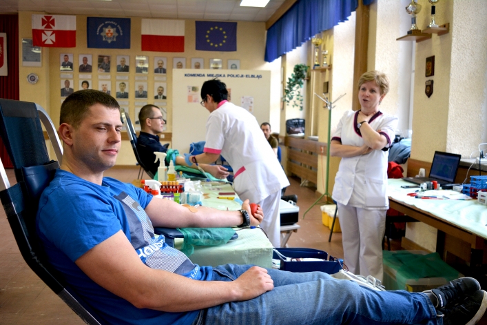 SpoKREWnieni służbą  w Komendzie Miejskiej Policji w Elblągu
