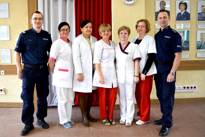 SpoKREWnieni służbą  w Komendzie Miejskiej Policji w Elblągu