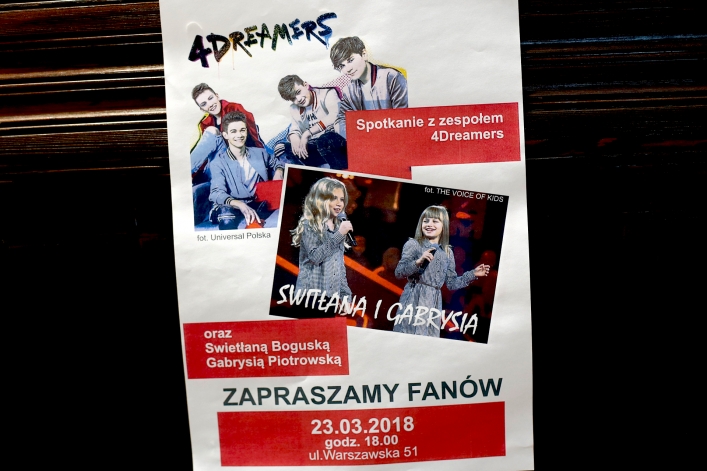 Spotkanie fanów z zespołem 4Dreamers i uczestnikami programu 