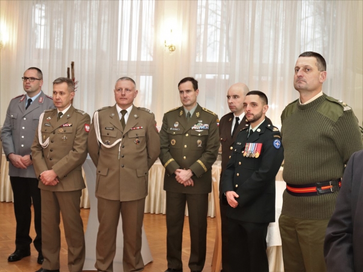 Spotkanie opłatkowe Dowództwa Wielonarodowej Dywizji
