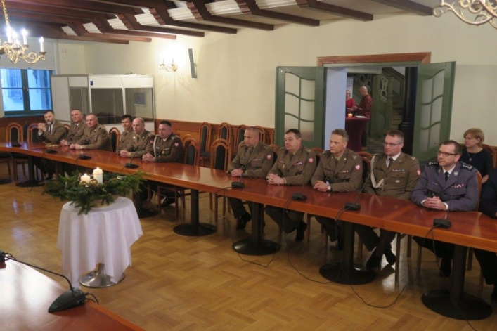 Spotkanie opłatkowe ze służbami mundurowymi