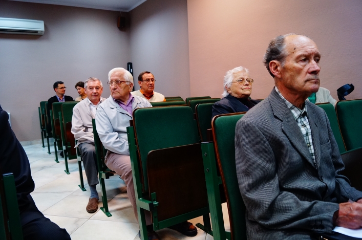 Spotkanie z  mieszkańcami Rakowa - krótkie i bez większych problemów