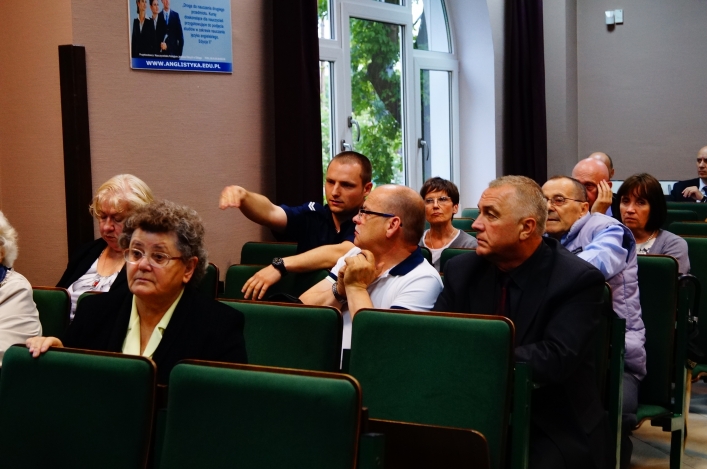 Spotkanie z  mieszkańcami Rakowa - krótkie i bez większych problemów